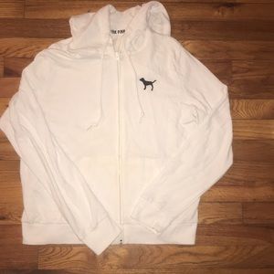 White PINK sweatshirt in perfect condition